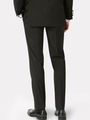 Brook Taverner Black Wool Blend Dinner Suit Trousers - Image 2 of 2