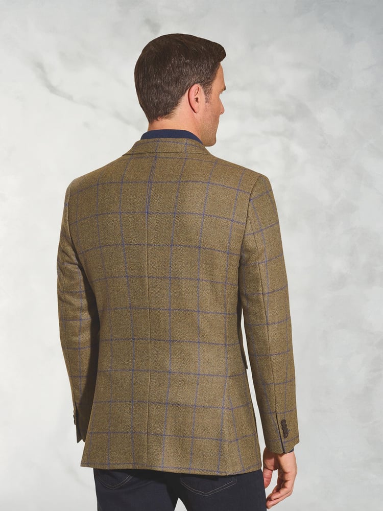 Brook Taverner Green Wool Check Jacket - Image 2 of 5