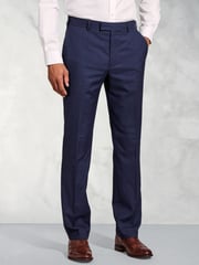 Brook Taverner Blue SB2 Overcheck Suit Trousers - Image 1 of 1