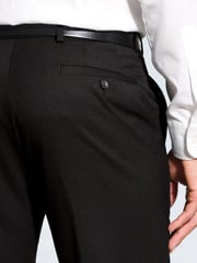 Brook Taverner Black Flannel Trousers - Image 3 of 3
