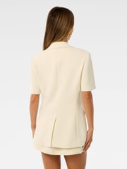 Forever New Cream Azura Petite Short Sleeves Jacket - Image 2 of 5