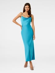 Forever New Blue Mia Satin Maxi Dress - Image 1 of 5