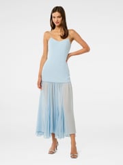 Forever New Blue Luca Dropped Waist Maxi Dress - Image 1 of 5