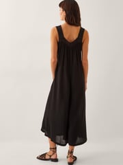 Monsoon Black Rachel Sleeveless Culottes Jumpsuit - Image 3 of 4