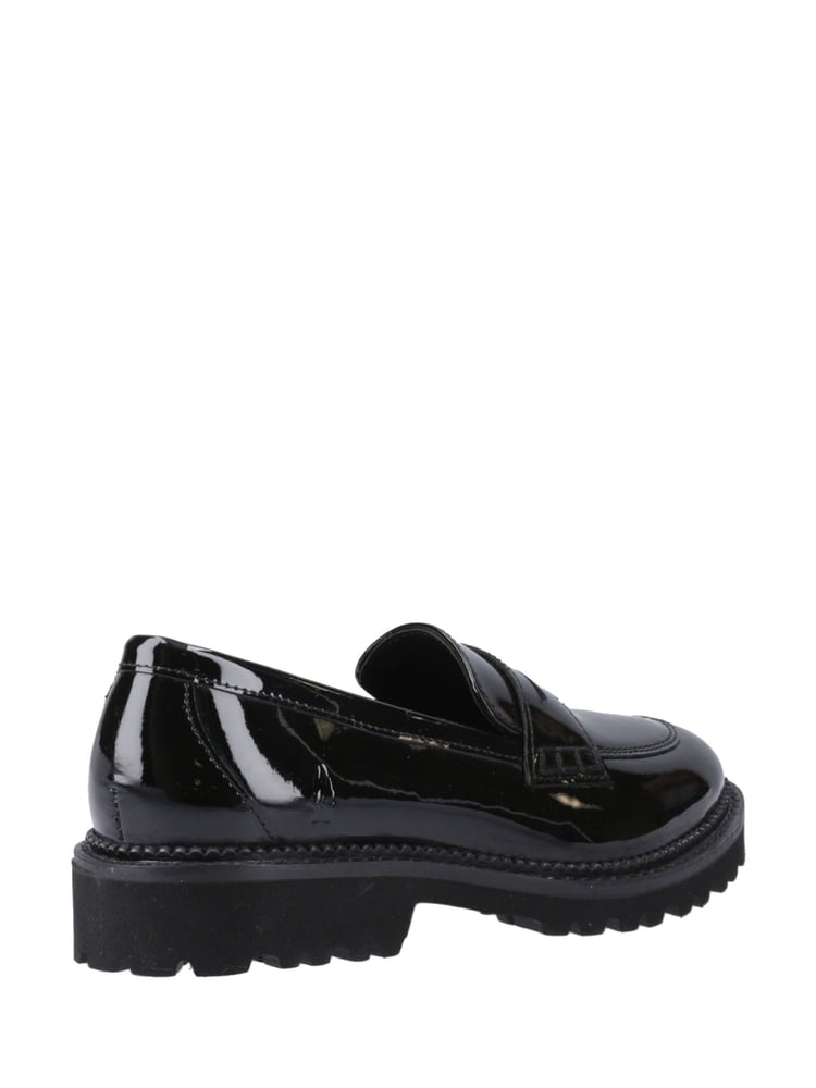 Hush Puppies Senior Grazia Patent Black Loafers - Image 2 of 4