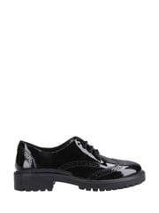 Hush Puppies Junior Athena Patent Black Shoes - Image 1 of 4