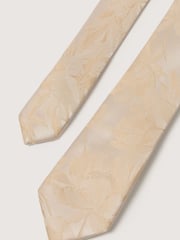 Antique Rogue Natural Summer Floral Tie - Image 4 of 4