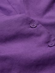 Seasalt Cornwall Purple Erica Linen Blend Waistcoat - Image 5 of 5