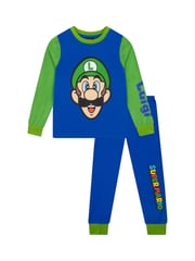 Character Blue Super Mario Pyjamas 2 Pack - Image 4 of 5