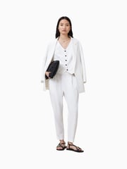 AllSaints White Tri Trousers - Image 1 of 8
