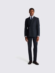 MOSS Blue Tailored Fit Slub Jacket - Image 1 of 4