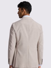 MOSS Natural Tailored Fit Oatmeal Seersucker Jacket - Image 2 of 4